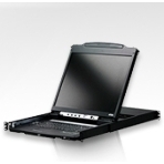 Квм консоль ATEN DUAL RAIL LCD PS/2-USB CONSOLE 19INCH (CL5800NR)., фото2