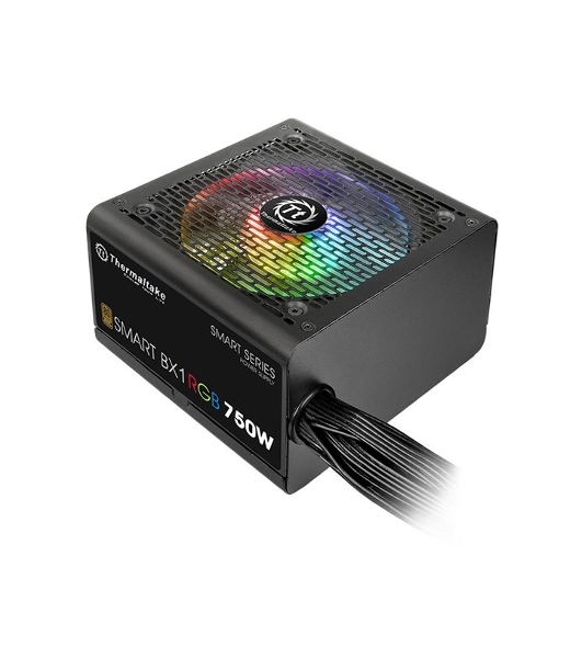 Блок питания Thermaltake Smart PS-SPR-0750NHSABE-1, 750Вт, 80 PLUS Bronze, 120мм, черный