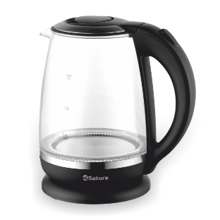 Чайник электрический Sakura SA-2719BK 2 л, стекл подсв