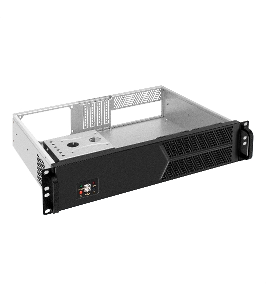 Серверный корпус ExeGate Pro 2U330-03 RM 19', высота 2U, глубина 330, без БП, 2*USB