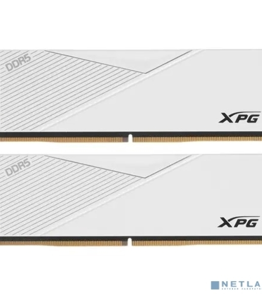 Оперативная память XPG Lancer, DDR5, 32GB (2x16GB), 6000MHz, CL30, DIMM, с радиаторами, белый