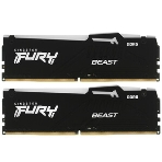Оперативная память Kingston Fury Beast, DDR5, 32GB (1x32GB), 5200MHz, CL40, DIMM, радиатор, черный, фото11