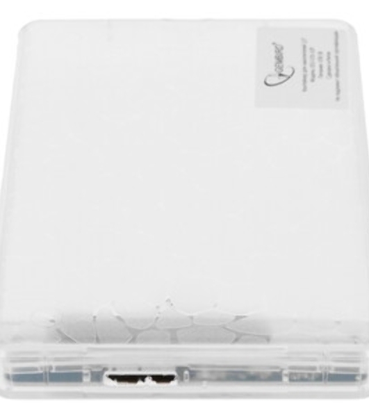 Внешний корпус 2.5' Gembird EE2-U3S-32P, прозрачный, USB 3.0, SATA, пластик