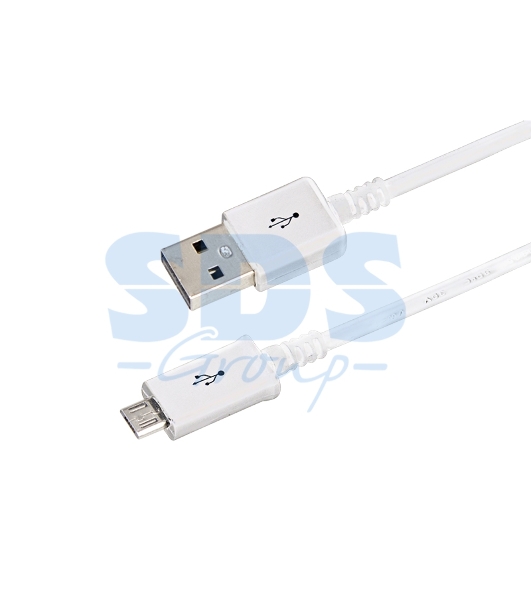 Кабель Rexant microUSB длинный штекер 1 м белый