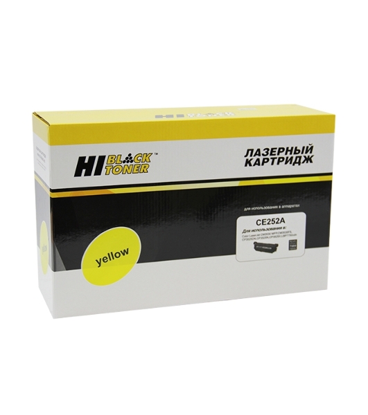 Расходные материалы Hi-Black CE252A YELLOW Картридж Hi-Black для HP CLJ CP3525/3530 CM3525/3530 ресурс 7000 стр. с чипом
