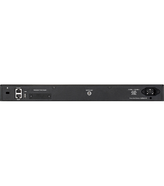 Коммутатор D-Link DGS-3130-54S/B1A, 48×1 Гбит/с SFP + 2×10 Гбит/с Base-T + 4×10 Гбит/с SFP+, управляемый