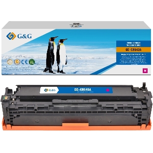 Картридж G&G аналог HP CB543A/125A/Canon 716 красный 1.4k с чипом