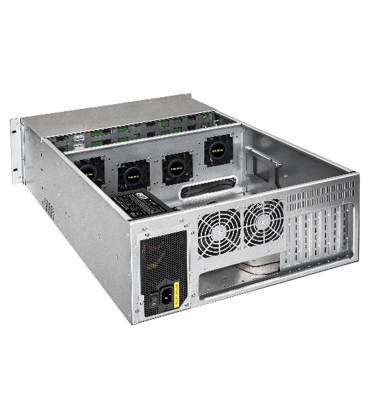 Серверный корпус ExeGate Pro 4U660-HS24 (RM 19', высота 4U, глубина 660, БП 700PAS, 24xHotSwap, USB)