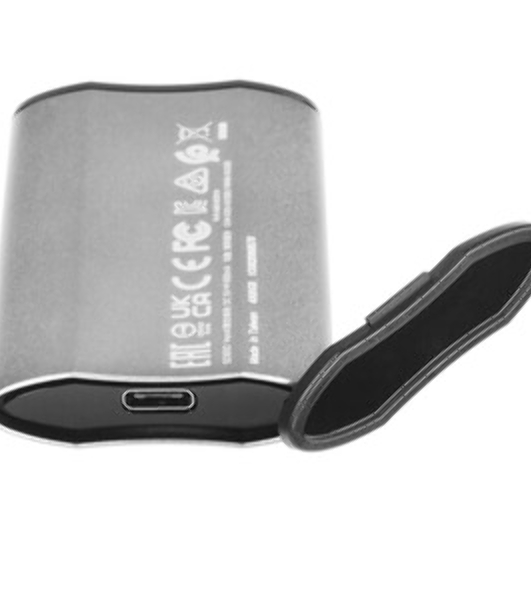 Внешний SSD ADATA SD810, 4Tb, USB 3.2 Gen 2x2 Type-C, R/W 2000/2000, серебристый