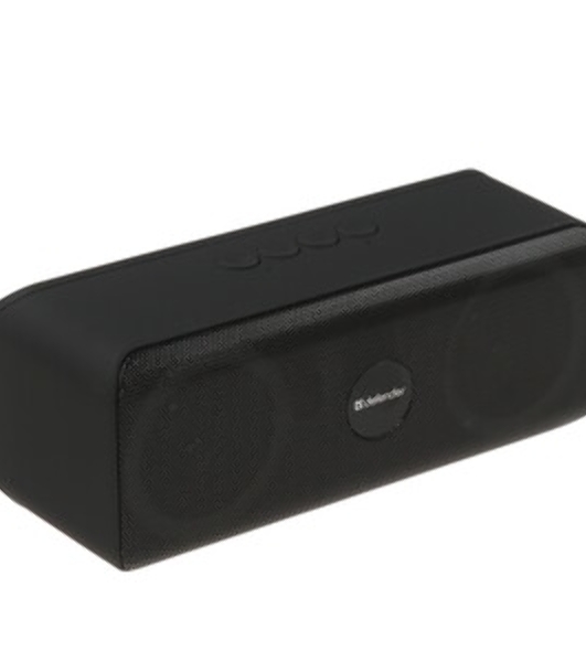 Акустическая система Defender LIGHT/BT/FM/USB/TF/AUX Q1 черный 10 Вт