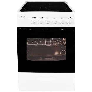 Плита электрическая Лысьва EF4002MK00 белый, конфорок 4, духовка 57 л, 50 см x 84 см x 60 см (без крышки)
