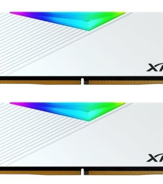 Оперативная память XPG Lancer, DDR5, 64GB (2x32GB), 6000MHz, CL30, DIMM, с радиаторами, RGB, белый