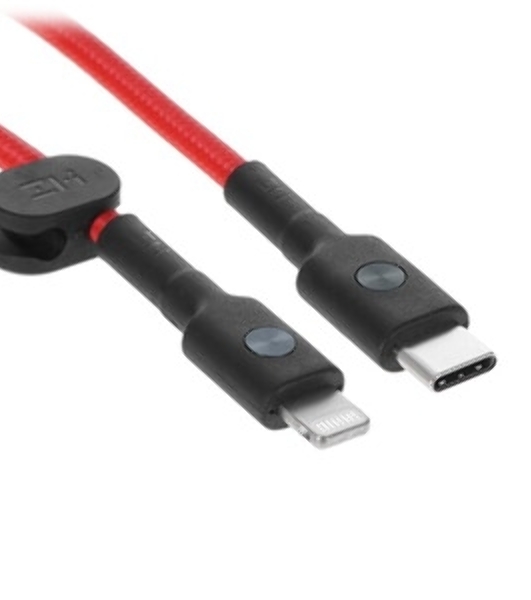 Кабель USB ZMI GL870 Type-C to Lightning silicone Cable 1m красный