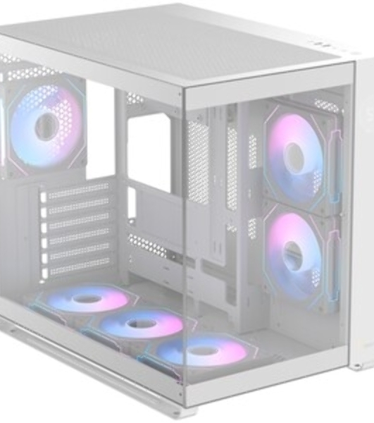 Компьютерный корпус Ocypus Iota C70 WH ARGb ATX/win/белый/6 ARGb fans/no PSU/Tempered Glass