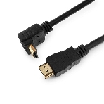 Кабель Cablexpert HDMI CC-HDMI490-6, 19M/19M, v2.0, медь, позол.разъемы, экран, угловой, 1.8м, черный, пакет, фото4