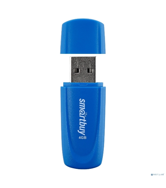 Флешка USB Smartbuy Scout Blue (SB016Gb2SCB), 16Gb, USB 2.0, R/W 15/12, синий