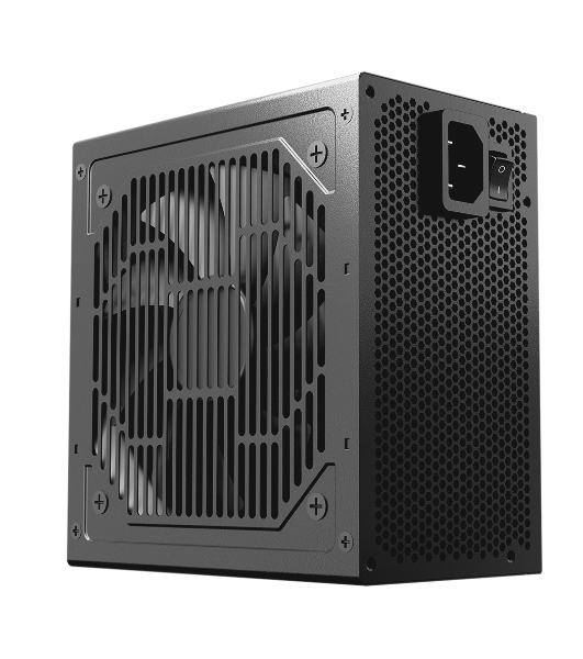 Блок питания PCCOOLER, 550W 80+ белый (ATX, ATX 2.4, Non-modular, 1x24(20+4)pin 550мм, 1xCPU*2 8(4+4)pin 610+150мм, 1xPCIe*2 8(6+2)pin 510+150мм, 2xSATA*3+MOLEX4pin*1 450+150+150+150мм, Active, 120x120мм, 140x150x86мм, APFC, OVP, SCP, OPP (140-160%, 2ms delay))