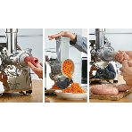 Мясорубка электрическая Bosch MFW67440 черный, 2000 Вт, 3.5 кг/мин, реверс, защита от перегрузки, насадки - 4, фото14