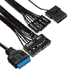 Компьютерный корпус Minitower ExeGate mEVO-7805 (mATX, без БП, 2*USB+1*USB 3.0, аудио, черный, с 2*RGb подсветкой), фото8