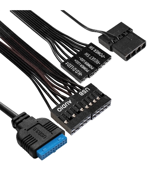 Компьютерный корпус Minitower ExeGate mEVO-7805 (mATX, без БП, 2*USB+1*USB 3.0, аудио, черный, с 2*RGb подсветкой)