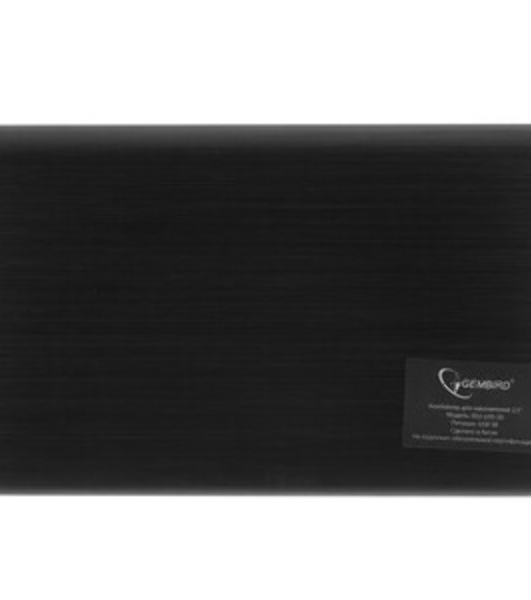Внешний корпус 2.5' Gembird EE2-U3S-50, черный, USB 3.0, SATA, алюминий