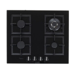 Газовая варочная панель Bosch PPH6A6I40O 5.8x59x52 см, WOK, закаленное стекло, независимая, черная, фото4