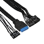 Компьютерный корпус Miditower ExeGate XP-340U-XP400 (ATX, XP400 с вент. 12см, 1хUSB/2хUSB 3.0, аудио), фото4