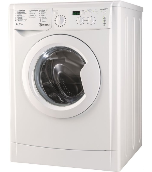 Стиральная машина Indesit IWSD 51051 CIS белый, загрузка фронтальная 5 кг, 1000 об/мин., класс: А