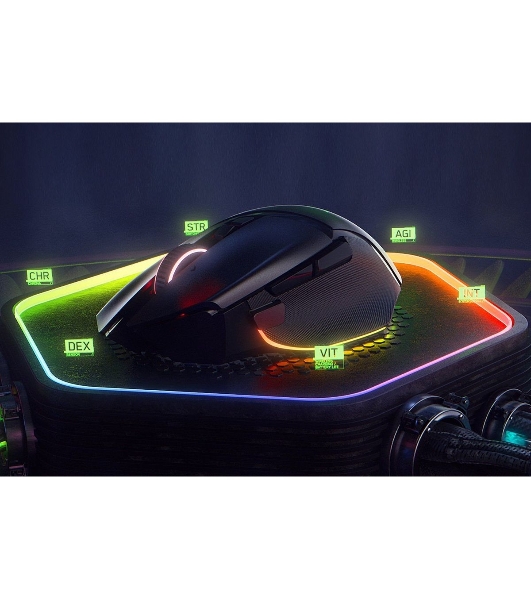 Мышь беспроводная/проводная Razer Basilisk V3 Pro 35K черный, 35000 dpi, радиоканал, Bluetooth, USB, кнопки - 11