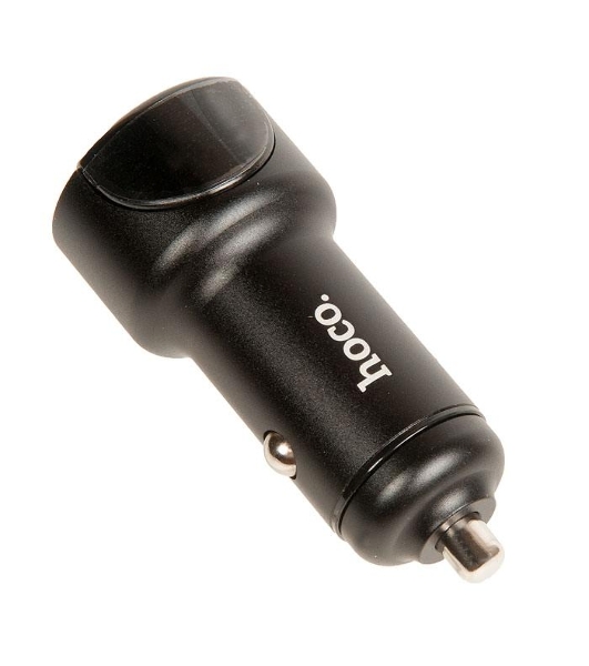 Автомобильная зарядка (от прикуривателя) HOCO Z42, PD20, QC3.0, один порт USB, один порт Type-C, черный
