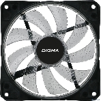 Вентилятор для корпуса Digma DFAN-FRGb2 черный, 120 мм, 1200 об/мин, 23 дБ, 4 pin, фото7