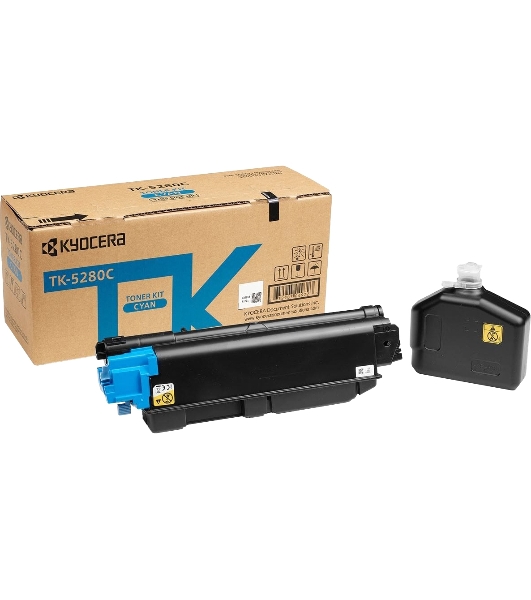 Картридж лазерный Kyocera TK-5280C (1T02TWCNL0) голубой черный для M6235cidn/M6635cidn/P6235cdn 11000 стр