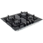 Газовая варочная панель Bosch PPH6A6I40O 5.8x59x52 см, WOK, закаленное стекло, независимая, черная, фото2