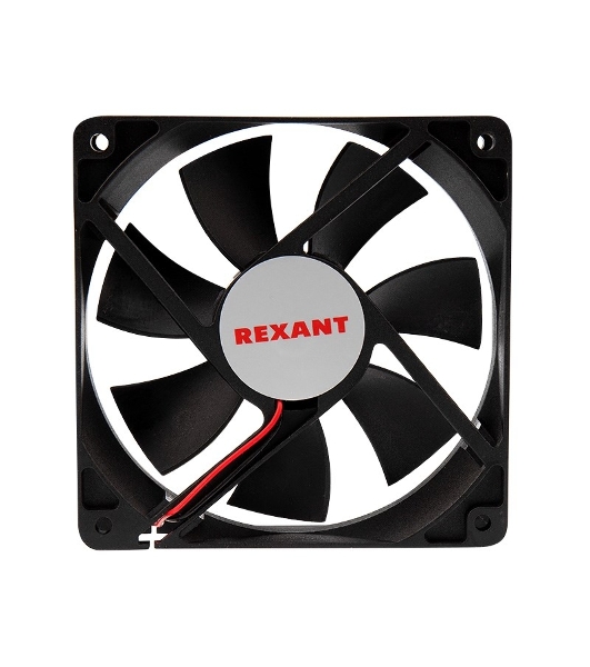 Вентилятор для корпуса Rexant RХ 12025MS 12 VDC черный, 120 мм, 2200 об/мин, 35 дБ, 2 pin