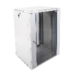 Шкаф настенный ЦМО ШРН-Э-18.500 18U 600x520мм пер.дв.стекл несъемные бок.пан. серый, фото25