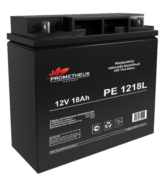 Батарея для ИБП Prometheus Energy PE 1218L 12В 18А·ч
