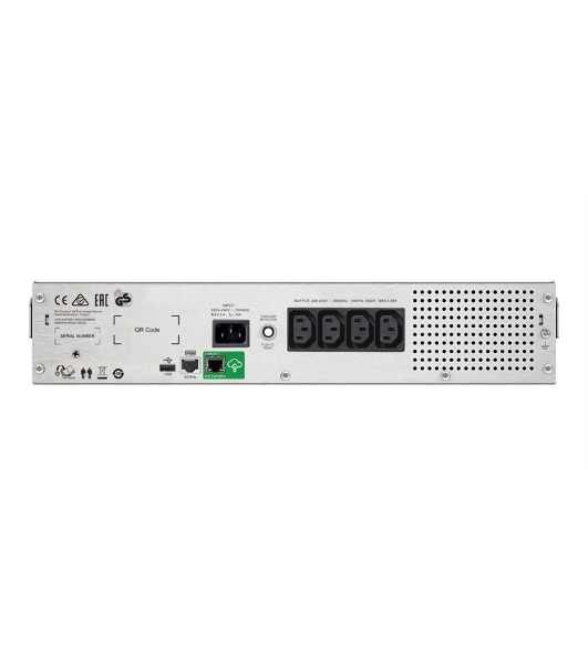 Источник бесперебойного питания APC Smart-UPS C 1000VA/600W, 2U RackMount, 230V, Line-Interactive, LCD, 1 year warranty(REP. SMC1000I-2U)