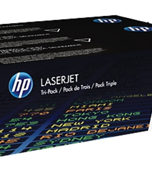 Картридж лазерный набор HP CF370AM № 305A голубой/пурпурный/желтый CLJ M451 (CE411A+CE412A+CE413A)
