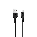 Кабель USB 2.0 HOCO X20, AM/microBM, черный, 3м, фото 1