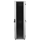 Шкаф телекоммуникационный напольный 42U (600x600) дверь стекло, черный (ШТК-М-42.6.6-1ААА-9005) (3 коробки), фото5