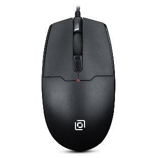 Мышь проводная Oklick 147M черный, 1600 dpi, USB, кнопки - 3