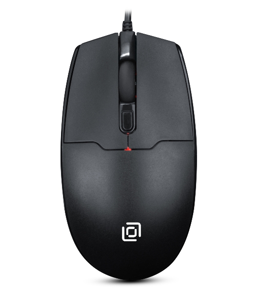 Мышь проводная Oklick 147M черный, 1600 dpi, USB, кнопки - 3