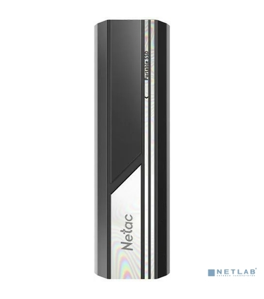 Внешний SSD Netac ZX10, 500 Gb, USB 3.2 Gen 2 Type-C, R/W 1050/1050, черный