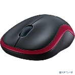 Мышь беспроводная Logitech M185, красный, 1000 dpi, радиоканал, USB, кнопки - 3, фото26