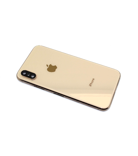Задняя крышка (корпус) в сборе с рамкой для Apple iPhone Xs gold