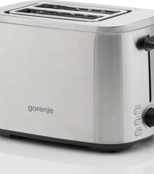 Тостер Gorenje T800DS нержавеющая сталь, 800 Вт, 2 слота