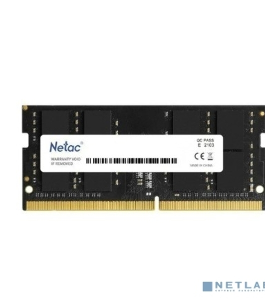 Оперативная память NETAC Basic, DDR5, 16GB (1x16GB), 4800MHz, CL40, SO-DIMM