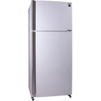 Холодильник Sharp SJ-XE55PMWH белый жемчуг двухкамерный 388/148л морозилка сверху, No Frost, фото4