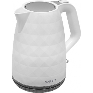 Чайник электрический Scarlett SC-EK18P49 1.7 л, 2200 Вт, белый/серый (корпус: пластик)