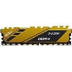 Оперативная память NETAC Shadow, DDR4, 16GB (1x16GB), 3200MHz, CL16, DIMM, с радиаторами, желтый, фото3
